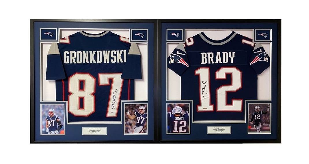XL Double Matted Custom Framed Jersey Display Case Frame W/98% UV