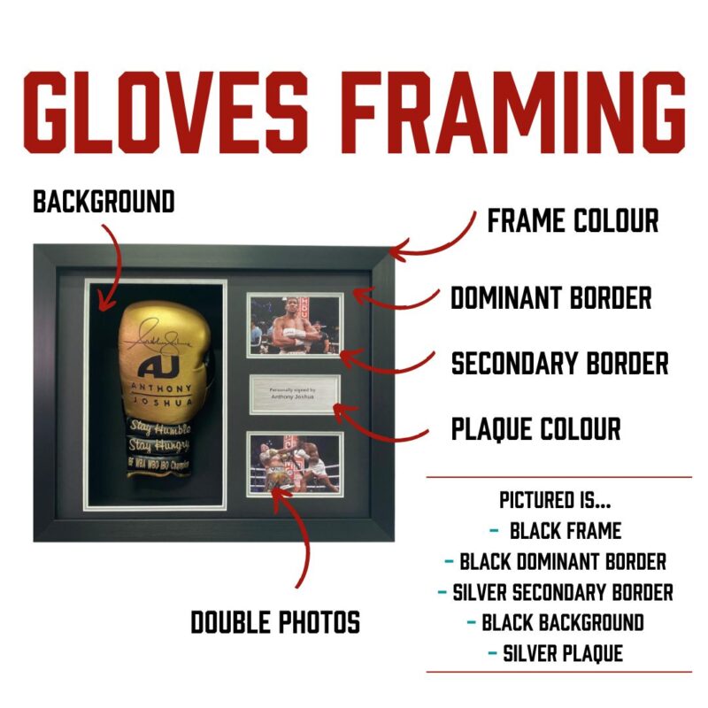 3D Vertical Boxing Glove Framing Service - Image 4