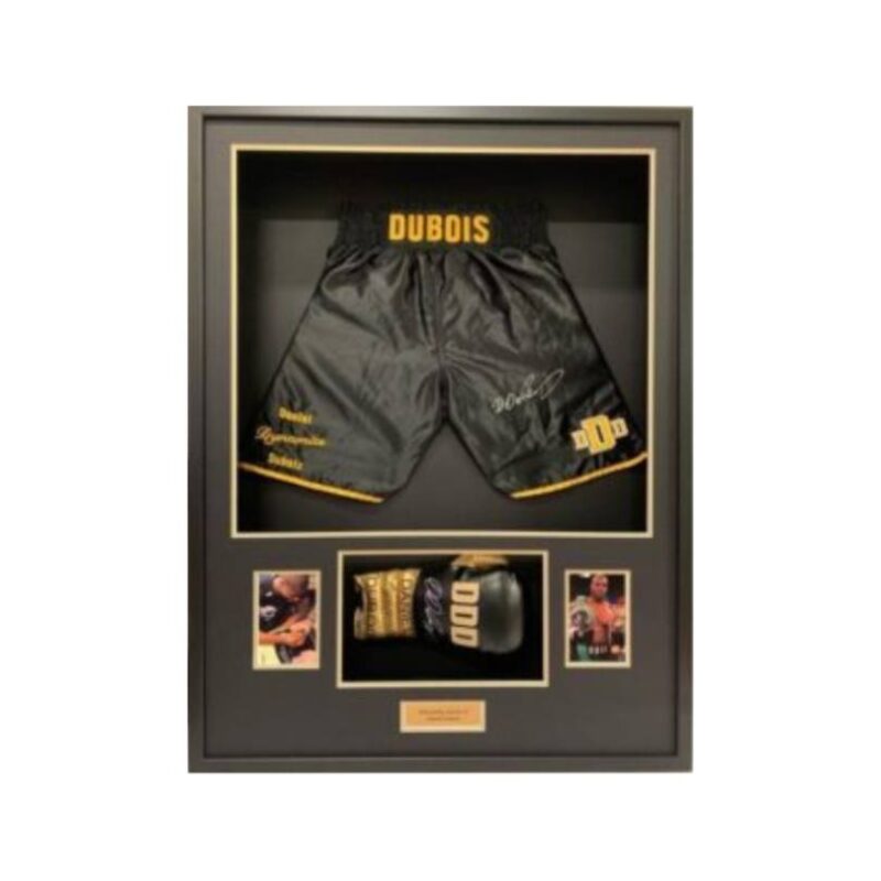 Deluxe Boxing Shorts and Glove Framing