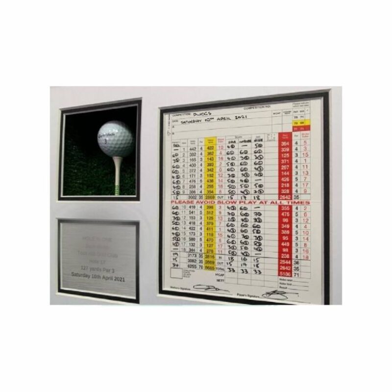 Deluxe Golf Ball/Hole In One Framing - Image 2