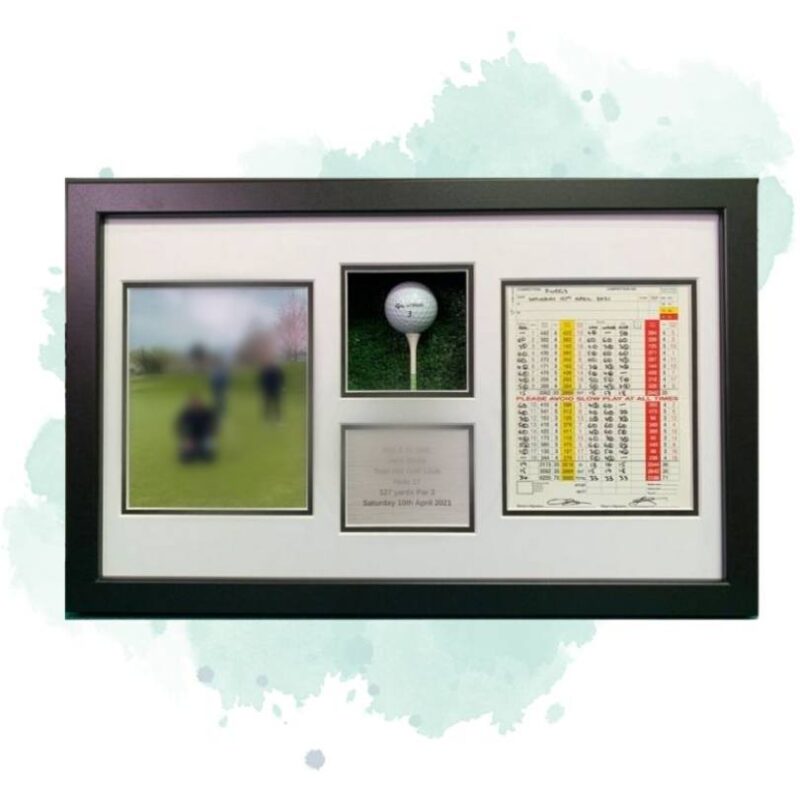 Deluxe Golf Ball/Hole In One Framing