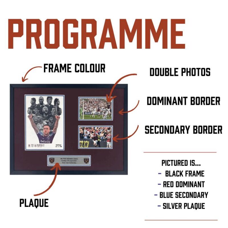 Matchday Programme Framing Service - Image 5