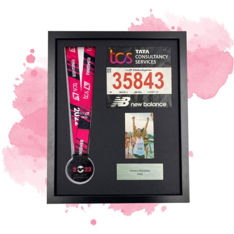 London Marathon Medal Framing