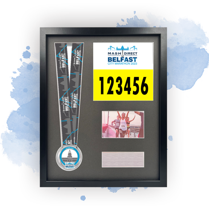 2023 Belfast City Marathon Medal Framing