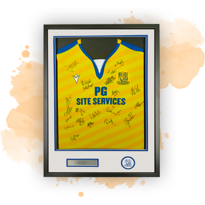 Southend United Club Shirt Framing